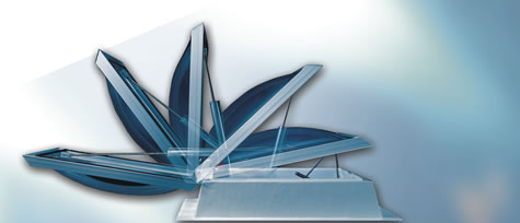 Exutorio CI-System serie F-100 con alta eficiencia energ&eacute;tica