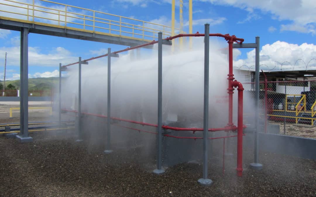 Tubería de acero galvanizada en instalaciones contra incendios por agua o mezcla agua+espumógeno
